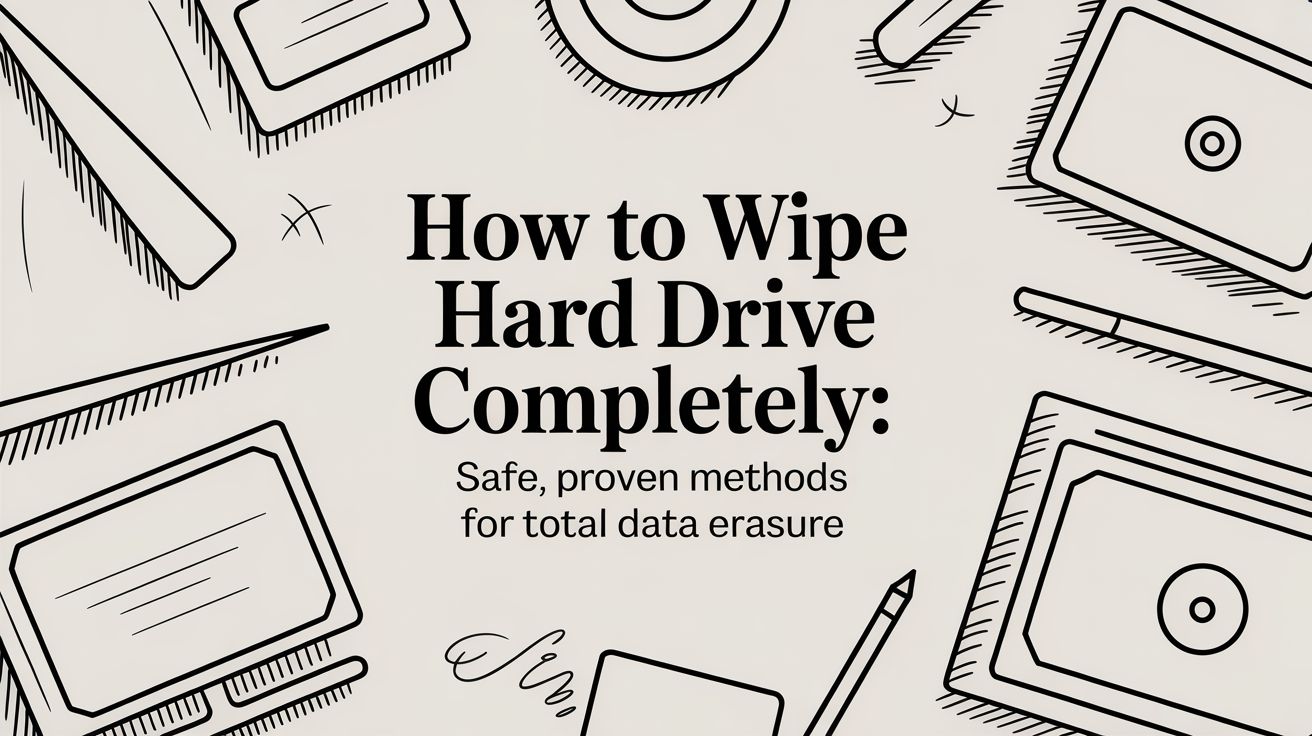 how-to-wipe-hard-drive-completely-tech-illustration