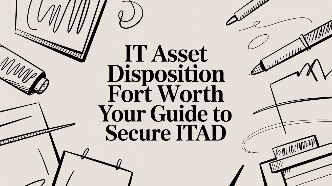 it-asset-disposition-fort-worth-office-flatlay