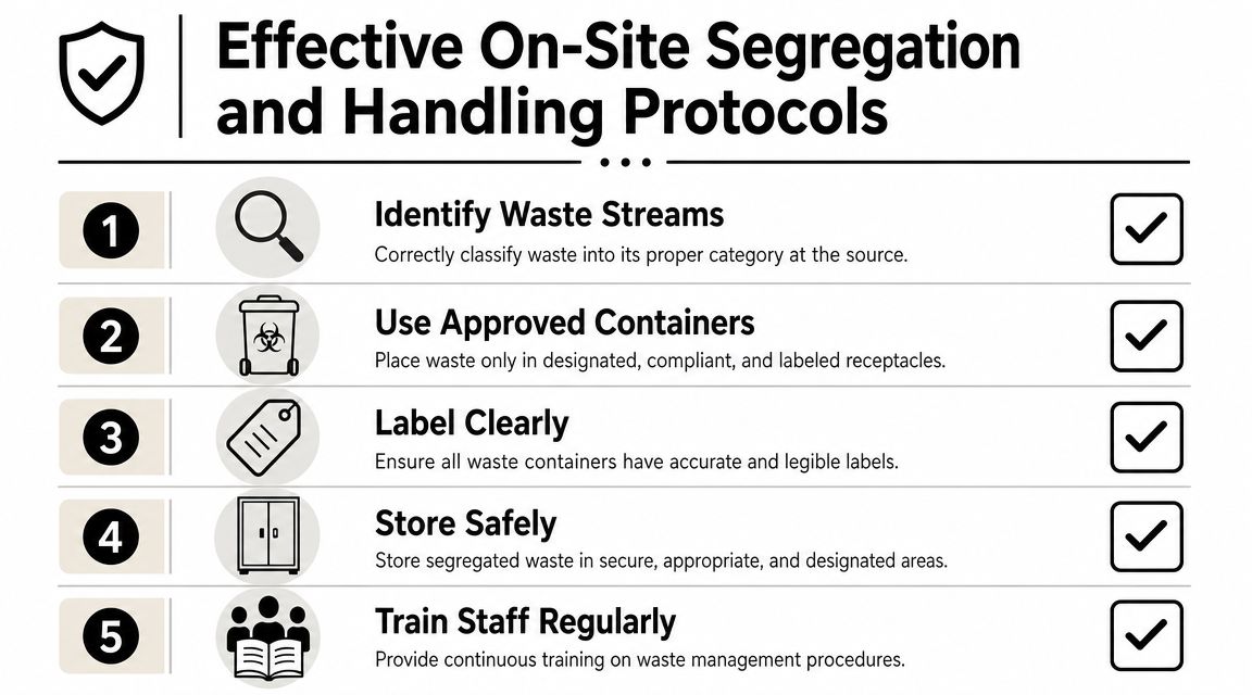 Effective On-Site Segregation and Handling Protocols