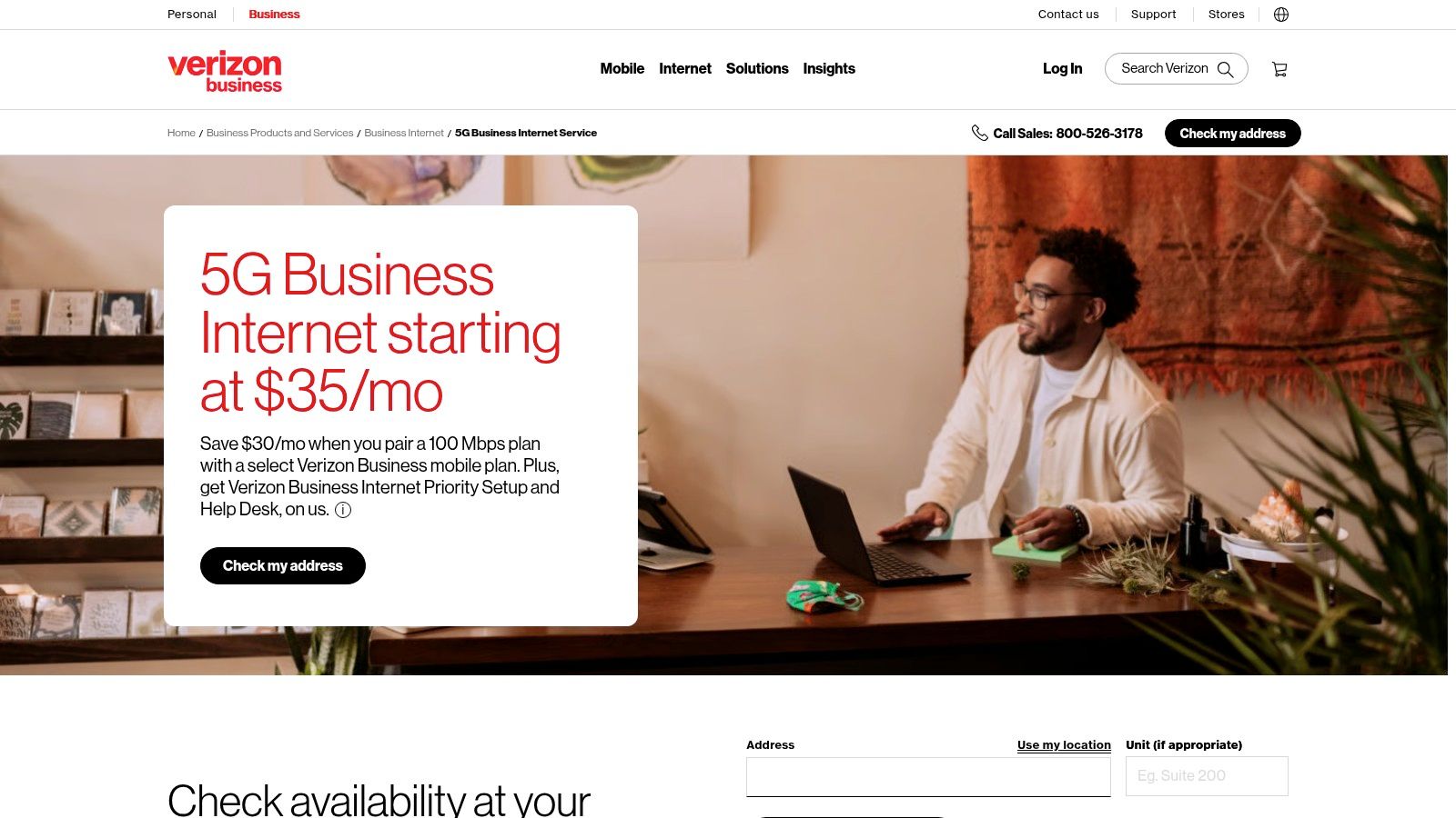 Verizon Business (5G Business Internet)