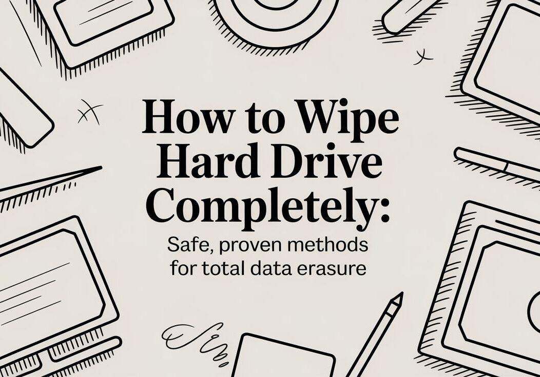 how-to-wipe-hard-drive-completely-tech-illustration